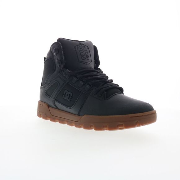 DC Mens Pure High-Top Water Resistant Black Shoes (NWT)